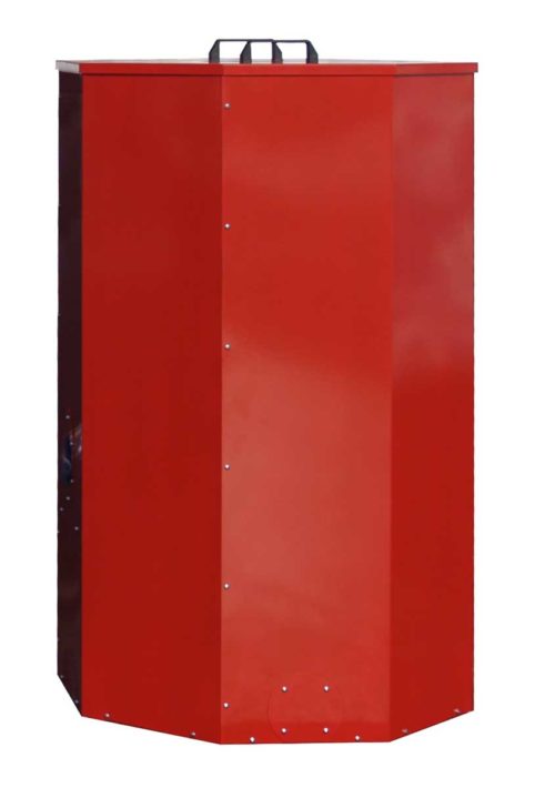 Červená nádrž na pelety Atmos 500 litrů